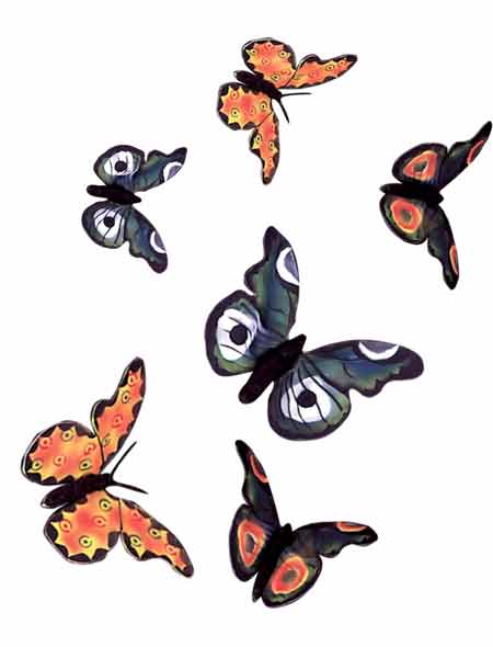 mariposas de colores primavera