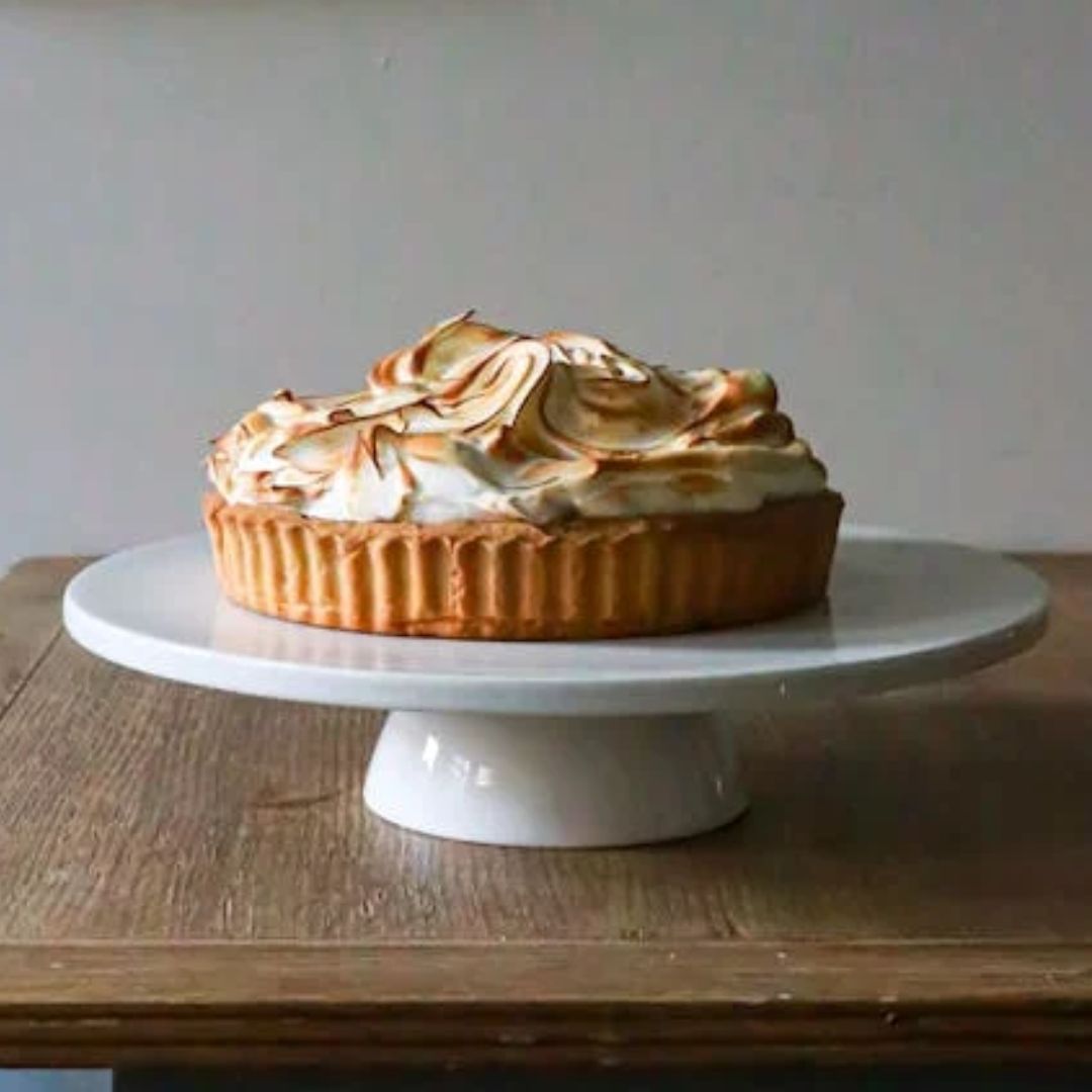 tarta de limón con merengue, tarta de limón merengada, pie de limón​