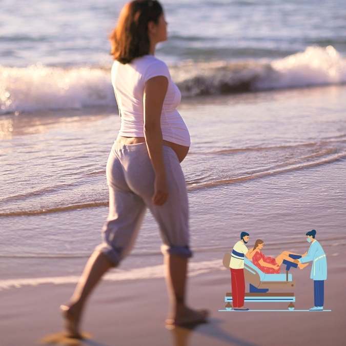 ¿Caminar ayuda a ponerse de parto? caminar para adelantar el parto,