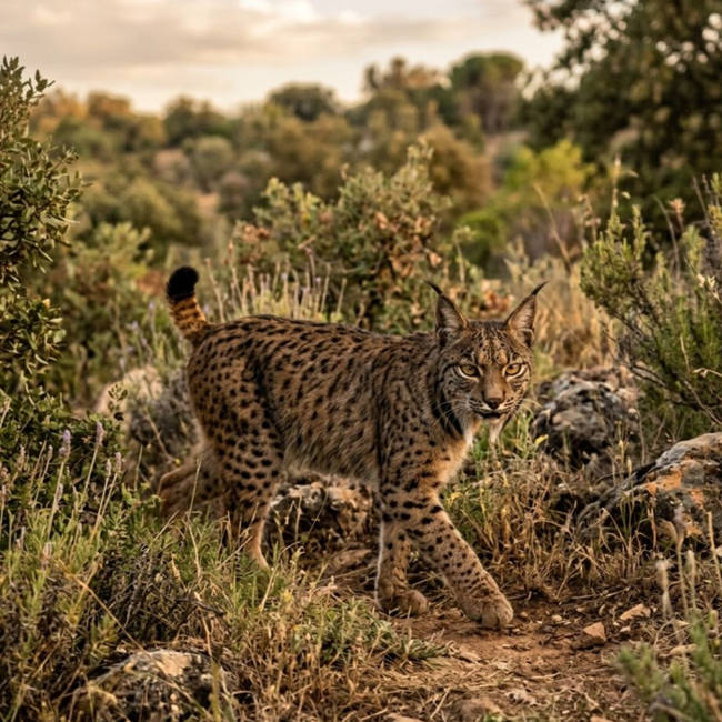 Lince ibérico en peligro de extinción en España lince ibérico,