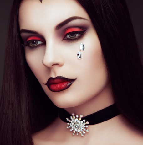 Maquillaje de vampiresa para halloween