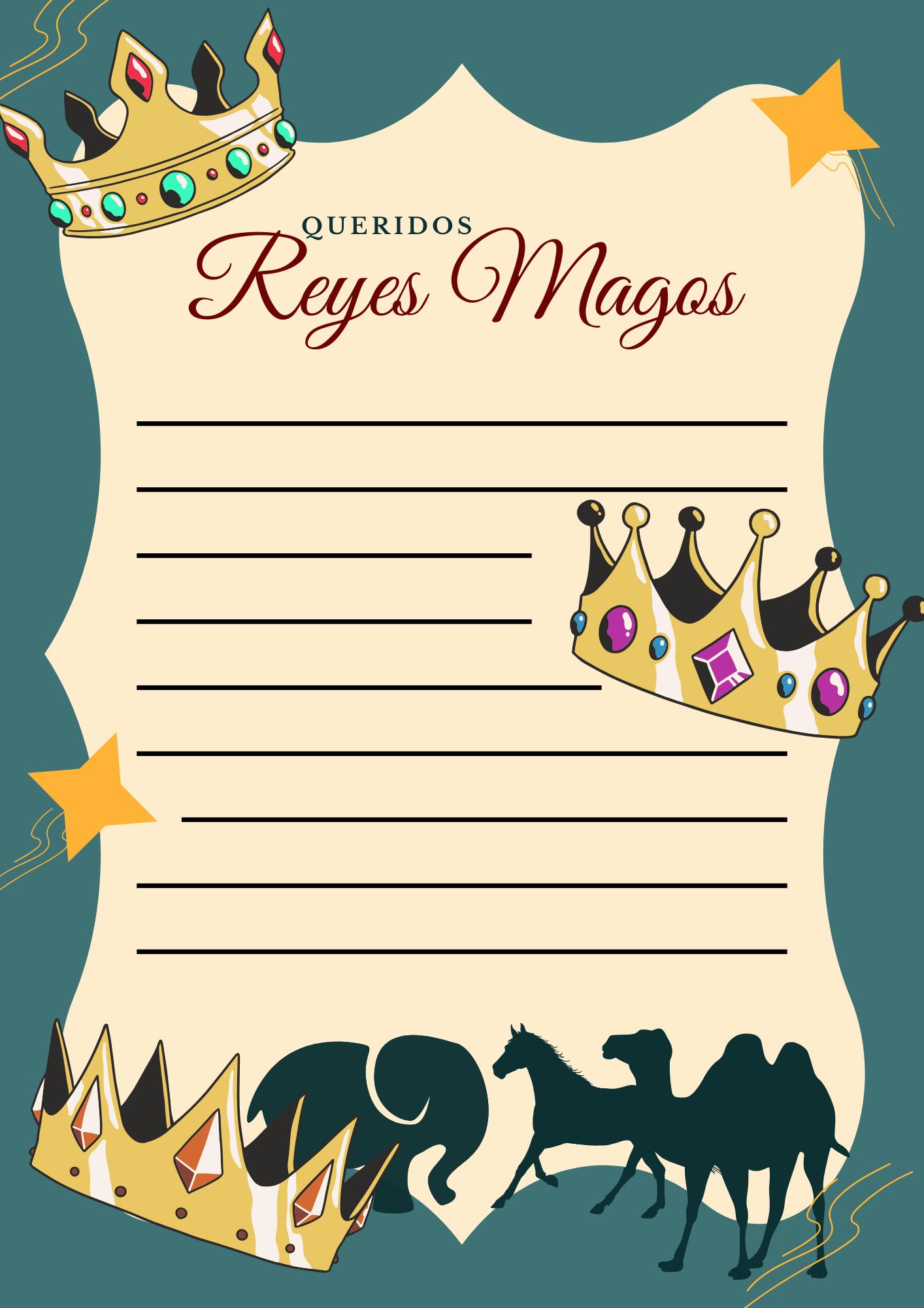 cartas reyes magos